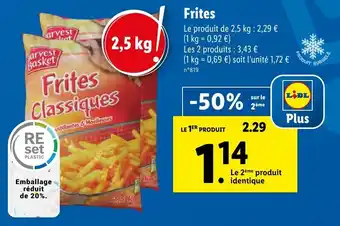 Lidl Frites offre