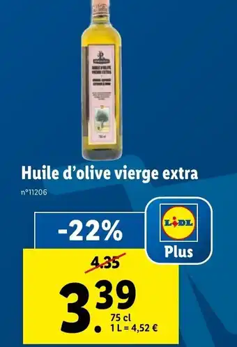 Lidl Huile d'olive vierge extra offre
