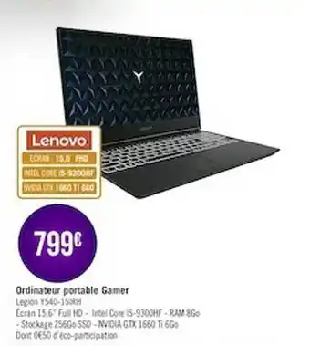 Ordinateur Portable Gamer Lenovo