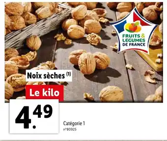 Lidl Noix sèches offre