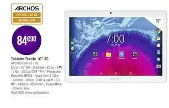 Géant Casino Tablette Tactile 10 offre