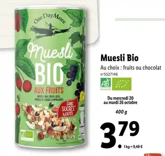 Muesli bio