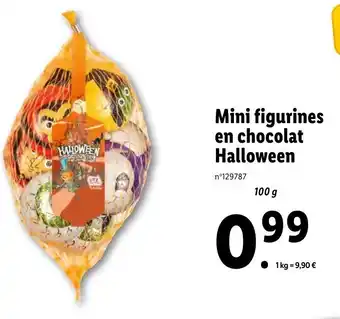 Lidl Mini figurines en chocolat Halloween offre