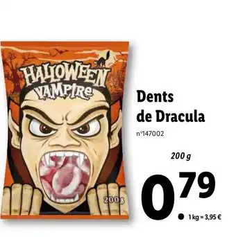 Lidl Dents de Dracula offre