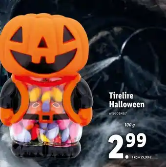 Lidl Tirelire Halloween offre