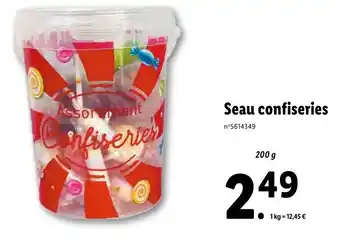 Seau confiseries
