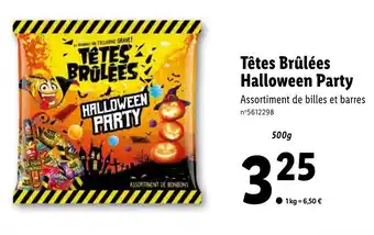Lidl Têtes Brûlées Halloween Party offre