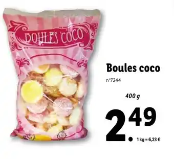 Lidl Boules coco offre