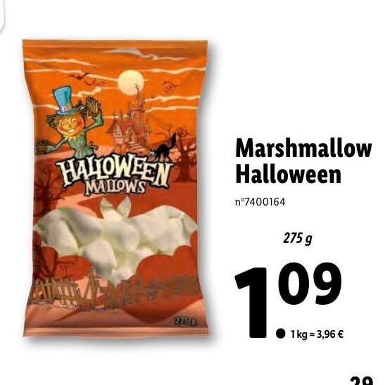 Promo Marshmallow Halloween chez Lidl