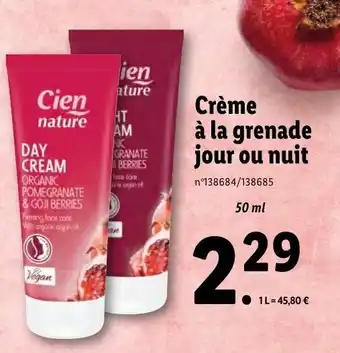 Crème à la grenade jour ou nuit