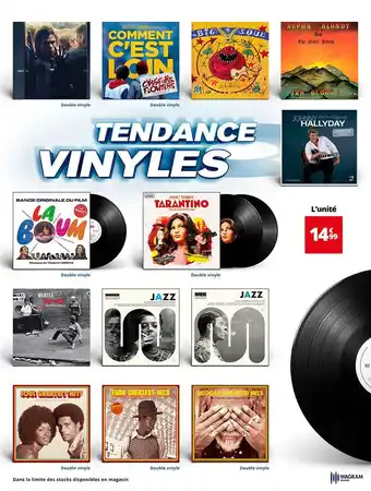 Auchan Tendance vinyles offre