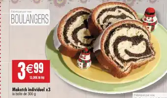 Cora x Carrefour Makotch individuel x3 la boîte de 300 g offre