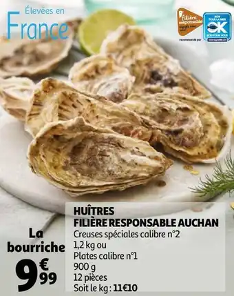 Auchan HUÎTRES offre