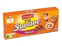 Auchan BON PLAN SUR LA GAMME DES GÂTEAUX P'TIT SAVANE DE LA MARQUE BROSSARD offre