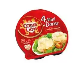 Auchan BON PLAN SUR LE MINI COEUR DE LION À DORER offre