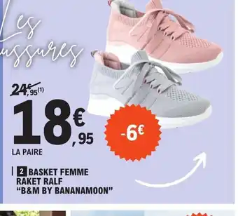 E.Leclerc | 2 BASKET FEMME RAKET RALF offre