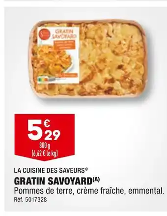 ALDI LA CUISINE DES SAVEURS GRATIN SAVOYARD offre