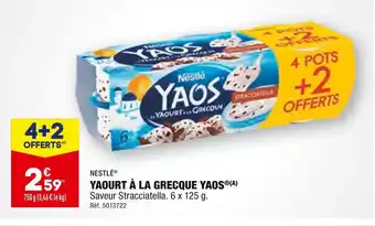 ALDI NESTLÉ YAOURT À LA GRECQUE offre