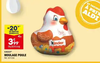 ALDI KINDER MOULAGE POULE offre