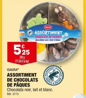 ALDI ISAURA ASSORTIMENT DE CHOCOLATS DE PÂQUES offre