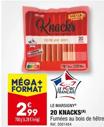 ALDI LE MARSIGNY 20 KNACKS offre