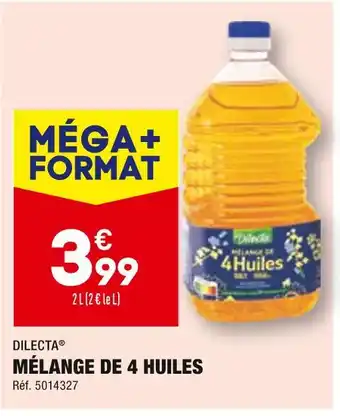 DILECTA MÉLANGE DE 4 HUILES
