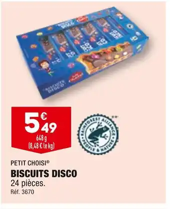 ALDI PETIT CHOISI BISCUITS DISCO offre