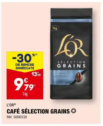 ALDI L’OR CAFÉ SÉLECTION GRAINS offre