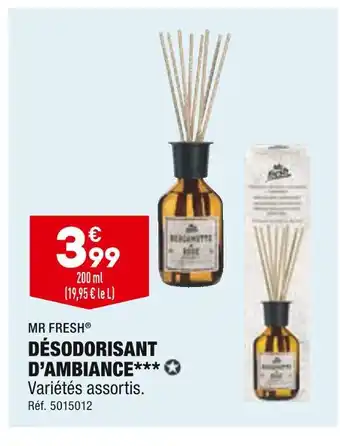ALDI MR FRESH DÉSODORISANT D’AMBIANCE offre