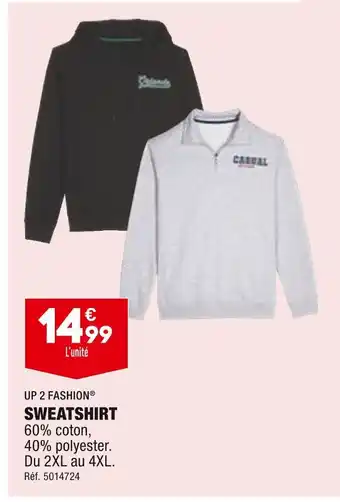ALDI UP 2 FASHION SWEATSHIRT offre