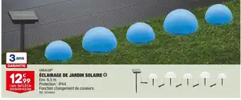 ALDI CASALUX ÉCLAIRAGE DE JARDIN SOLAIRE offre