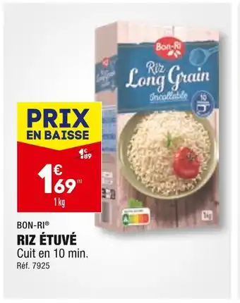 ALDI BON-RI RIZ ÉTUVÉ offre