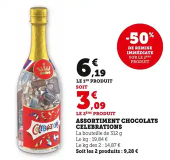 Super U CELEBRATIONS ASSORTIMENT CHOCOLATS offre