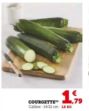 Super U COURGETTE offre