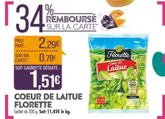 Match FLORETTE COEUR DE LAITUE offre