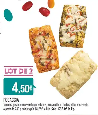 Match FOCACCIA offre