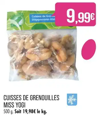 Match MISS YOGI CUISSES DE GRENOUILLES offre