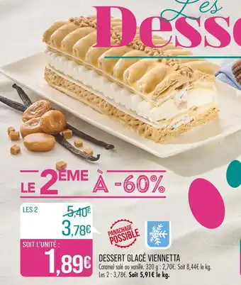 Match VIENNETTA DESSERT GLACÉ offre