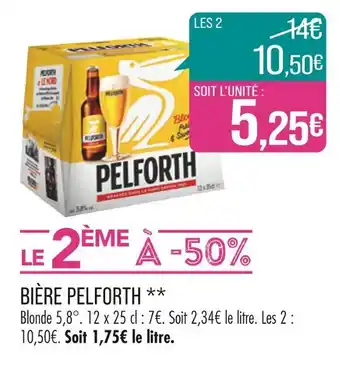 Match PELFORTH BIÈRE offre