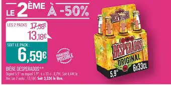 Match DESPERADOS BIÈRE offre