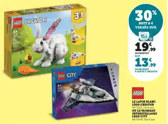 Hyper U LE LAPIN BLANC LEGO CREATOR offre