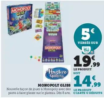 Hyper U MONOPOLY GLISS offre