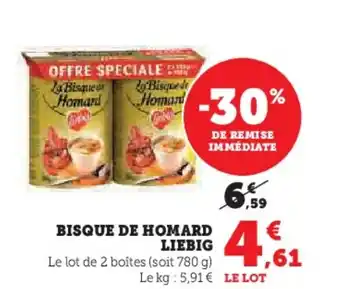 Hyper U BISQUE DE HOMARD LIEBIG offre