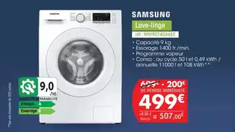 Pro&Cie Lave-linge réf: WW90T4046EE offre