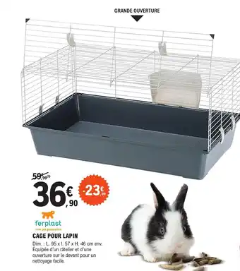 E.Leclerc CAGE POUR LAPIN offre