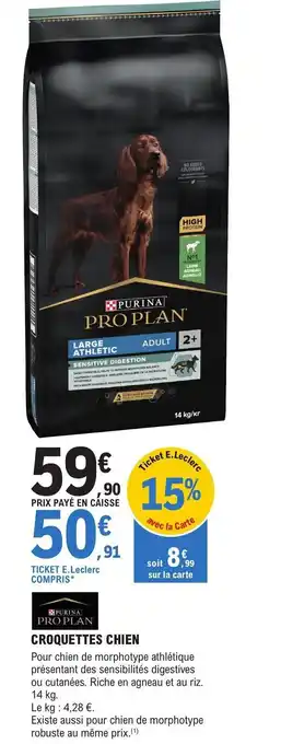 E.Leclerc CROQUETTES CHIEN offre