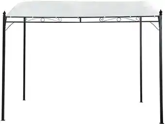 Brico Cash Pergola inclinée en métal - 3 x 2,5 m - Beige offre