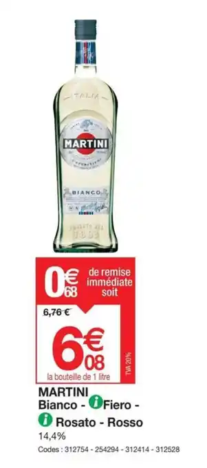 Promocash MARTINI Bianco - Fiero - offre