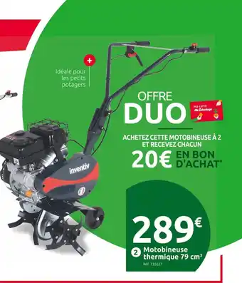 Motobineuse thermique 79 cmÂł