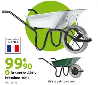 Mr Bricolage Brouette Aktiv Premium 100 L offre